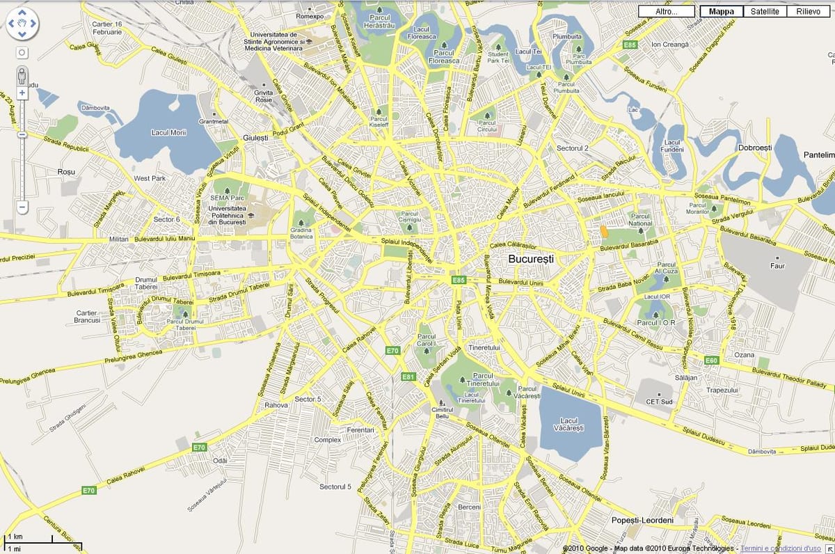 نقشہ bucuresti رومانیہ