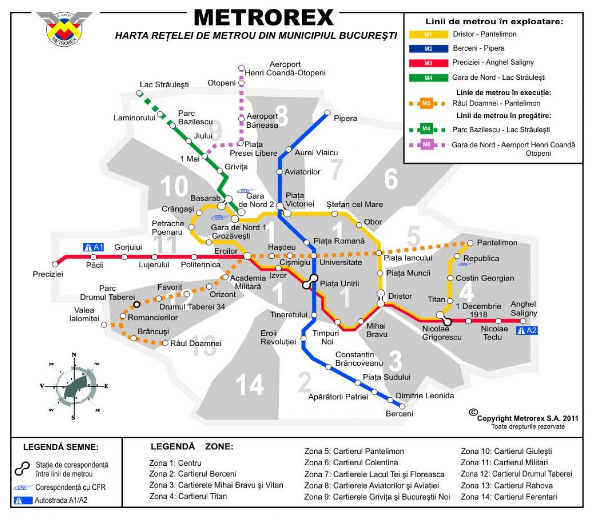 نقشہ کے metrorex 